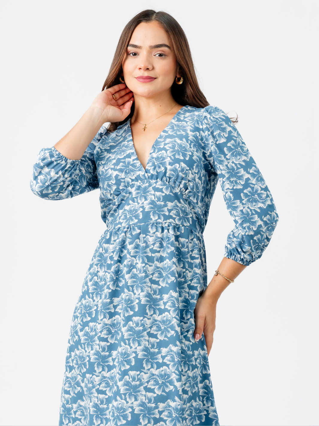 VESTIDO LEONI - ACERO
