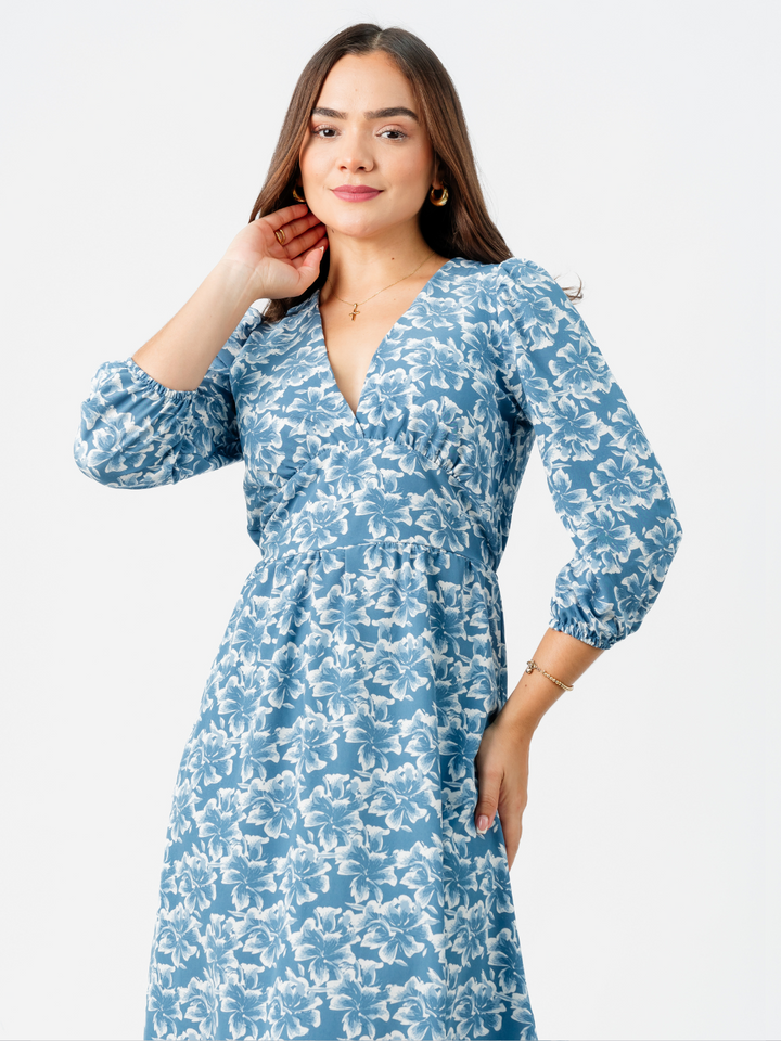 VESTIDO LEONI - ACERO