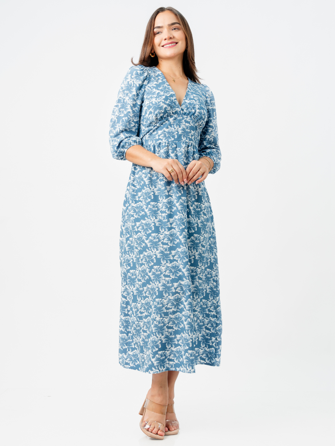VESTIDO LEONI - ACERO