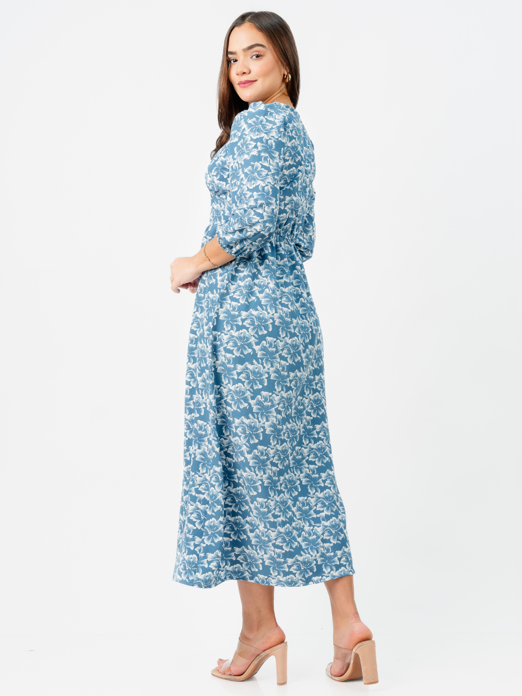 VESTIDO LEONI - ACERO