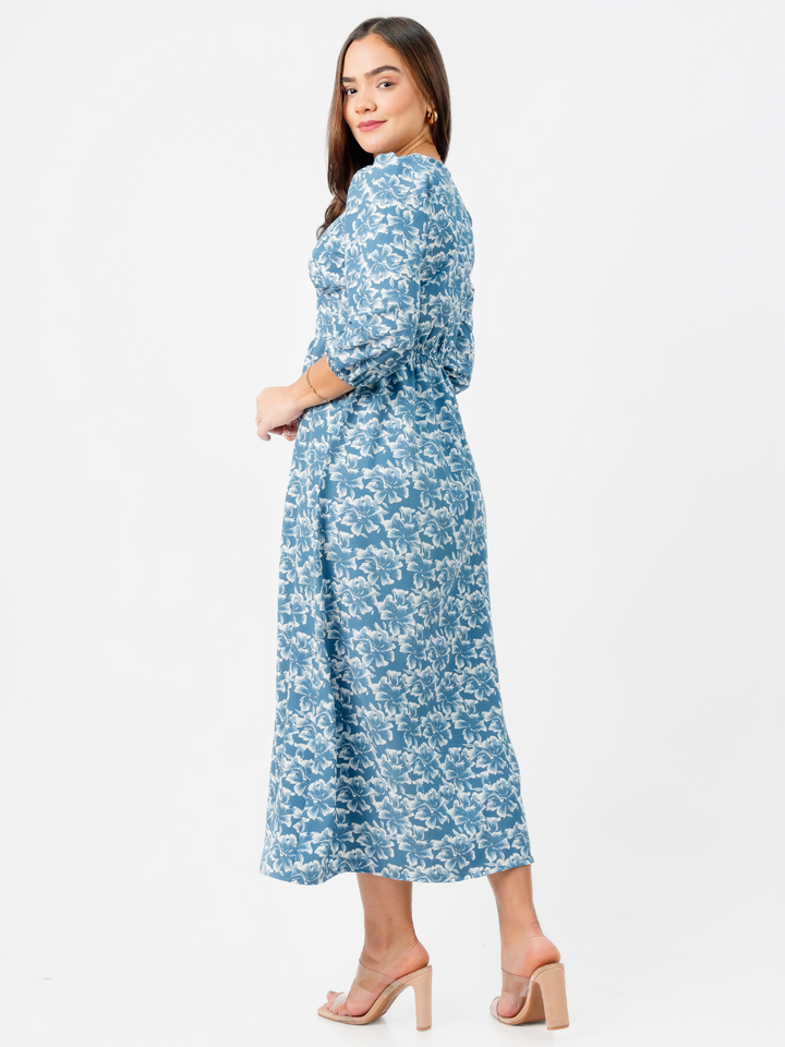 VESTIDO LEONI - ACERO