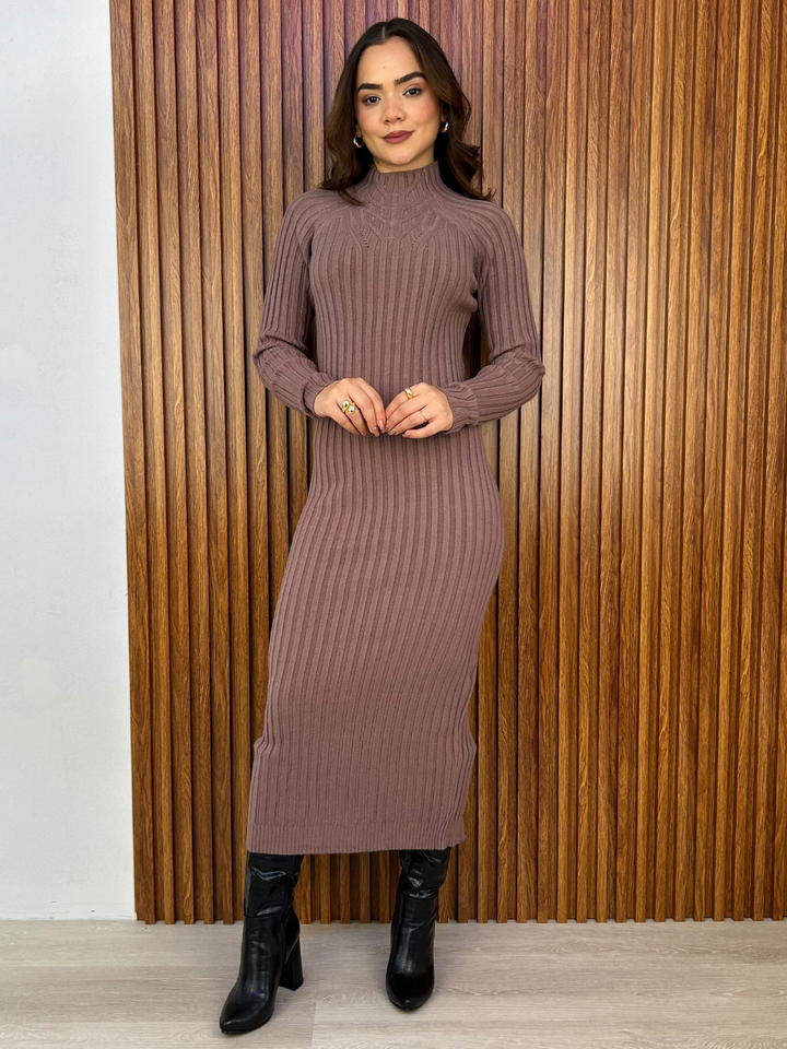 VESTIDO CLARA - TOPO