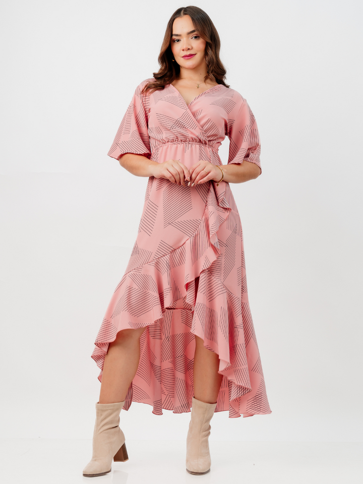VESTIDO MAYRA - ROSADO