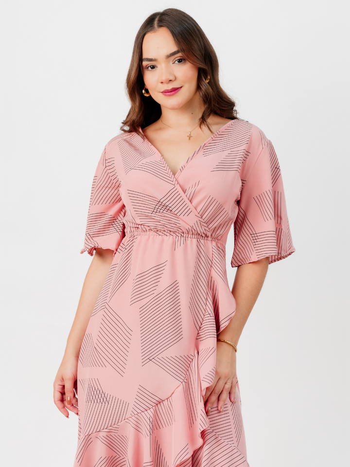 VESTIDO MAYRA - ROSADO