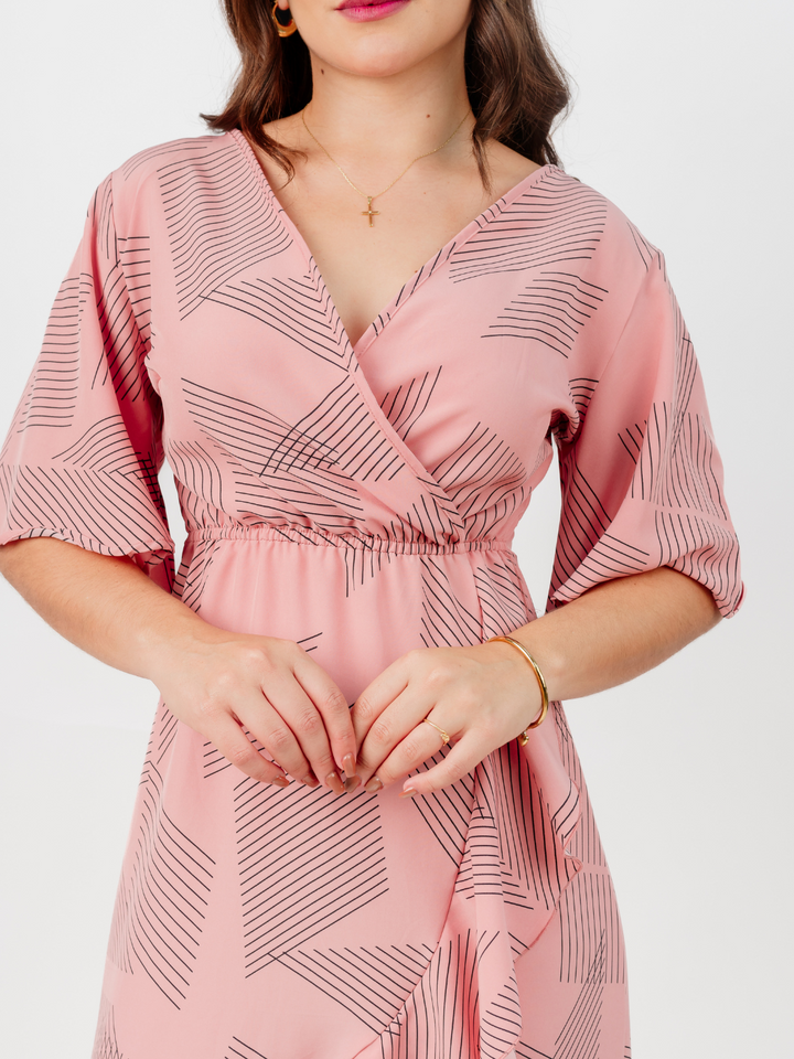 VESTIDO MAYRA - ROSADO