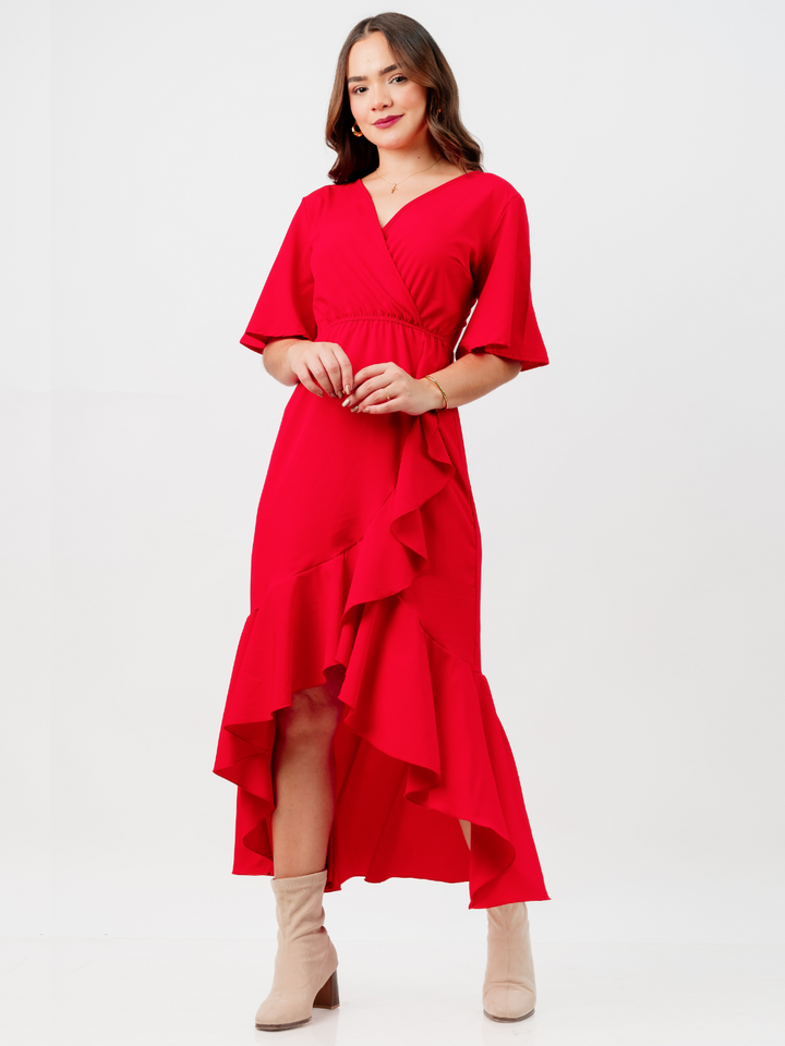 VESTIDO MAYRA - ROJO