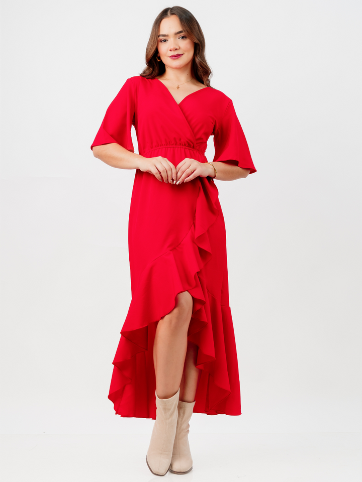 VESTIDO MAYRA - ROJO