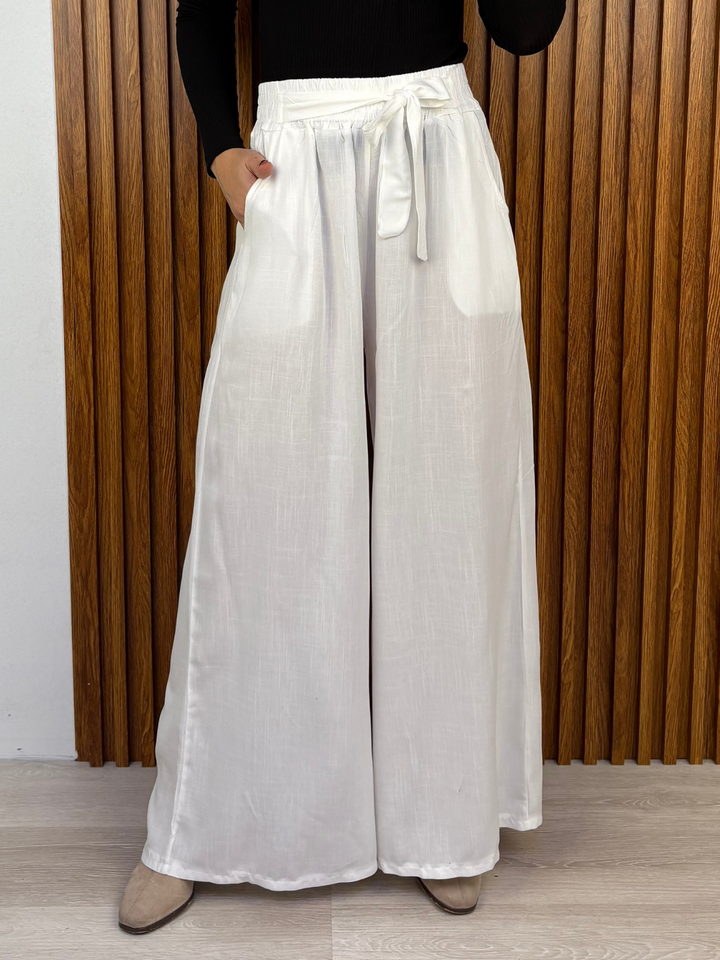 PANTALON PALAZZO VENTURA PERLA