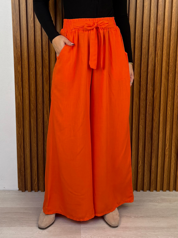 PANTALON PALAZZO VENTURA NARANJA