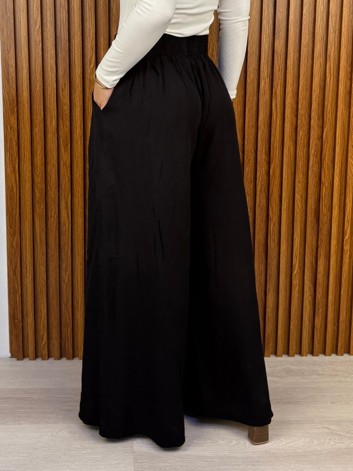 PANTALON PALAZZO VENTURA NEGRO