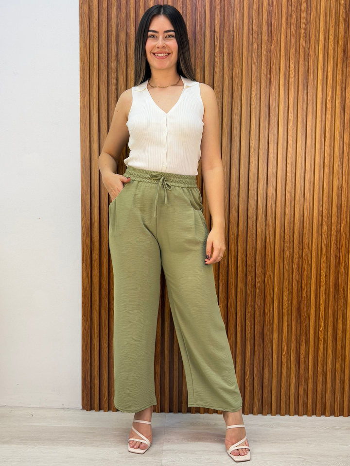 PANTALON CASUAL AMAPOLA VERDE