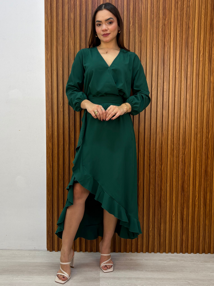 SET DE BLUSA Y FALDA EDITH VERDE
