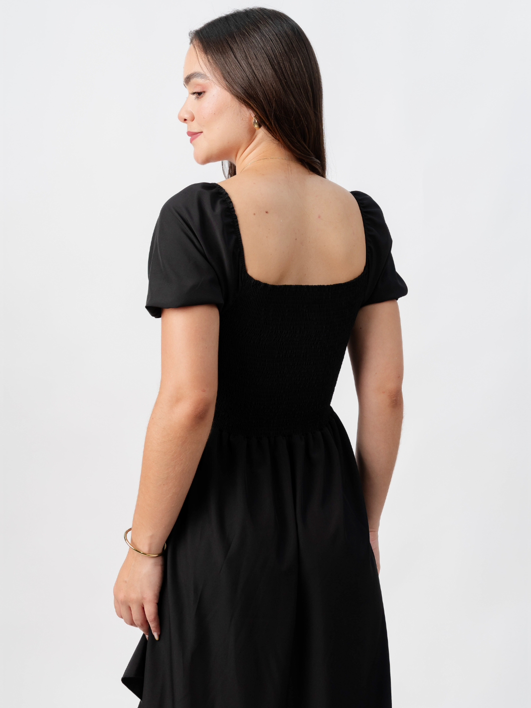 VESTIDO CASUAL LARGO PAOLA NEGRO