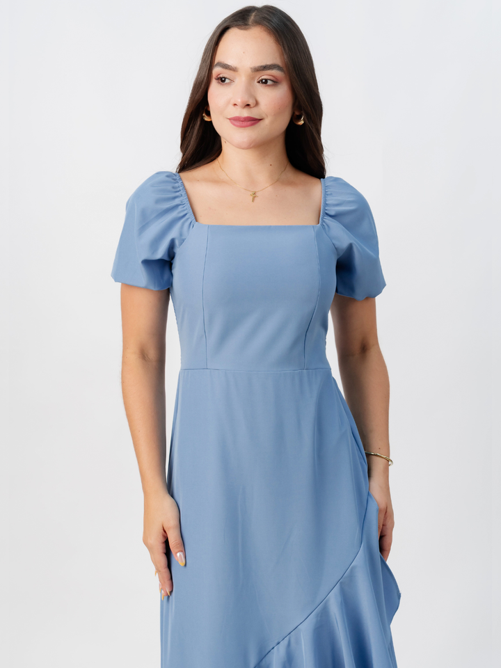 VESTIDO CASUAL LARGO PAOLA ITALIANO