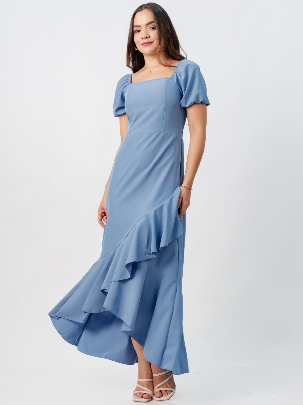 VESTIDO CASUAL LARGO PAOLA ITALIANO