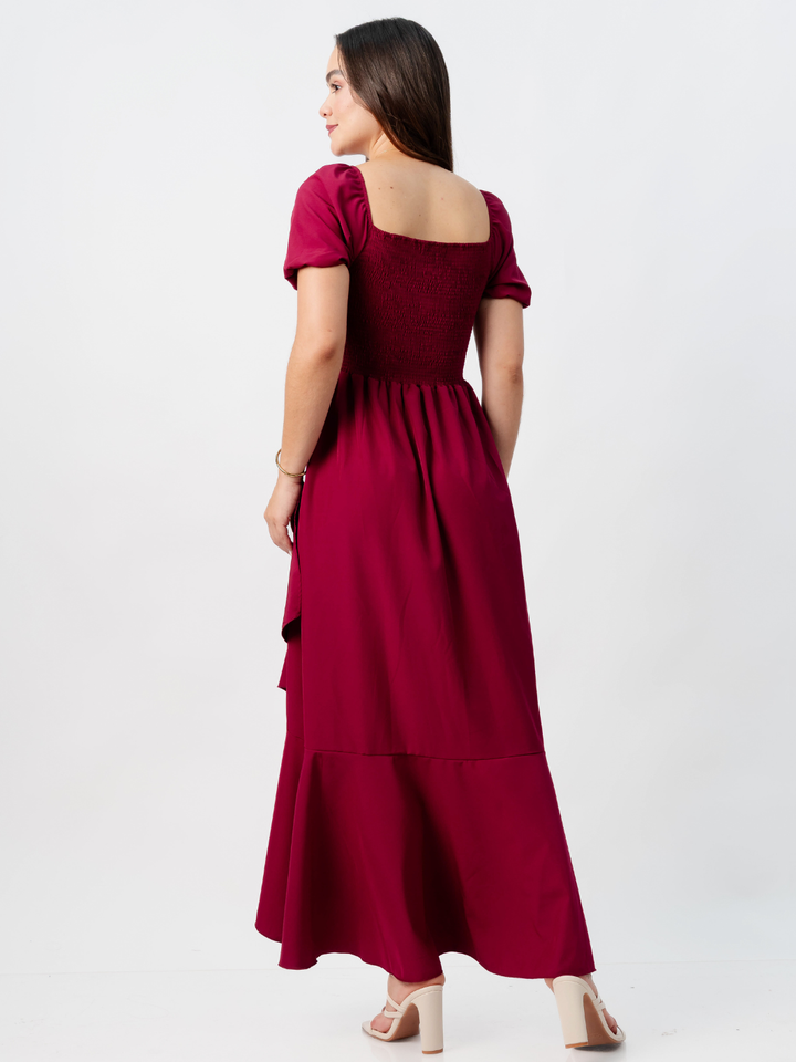 VESTIDO CASUAL LARGO PAOLA VINO