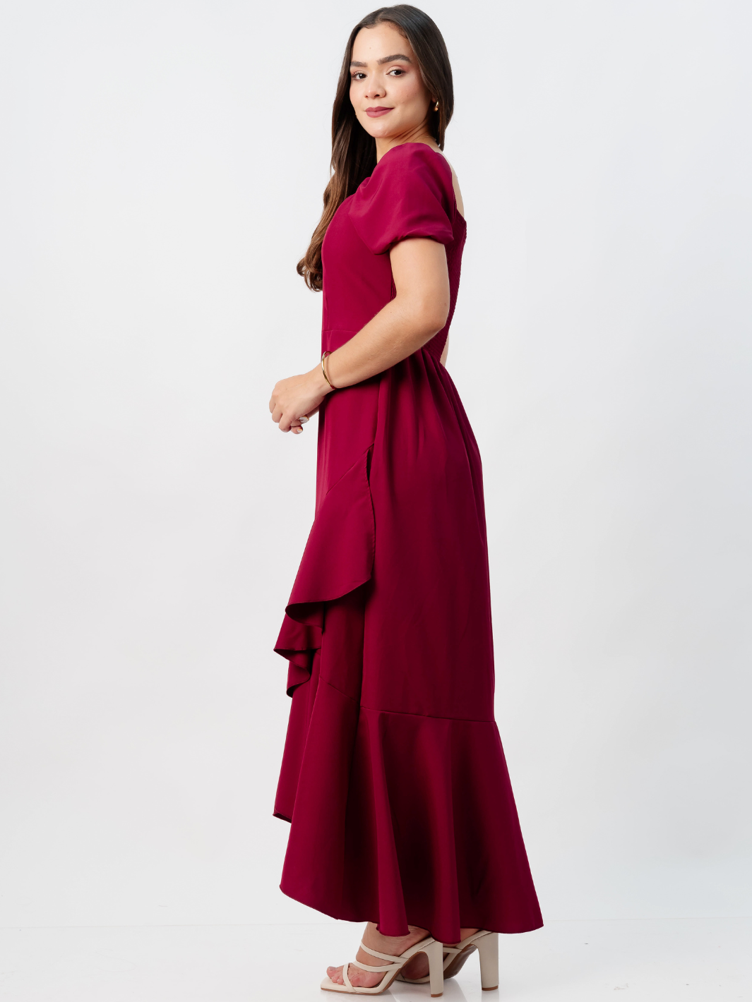 VESTIDO CASUAL LARGO PAOLA VINO