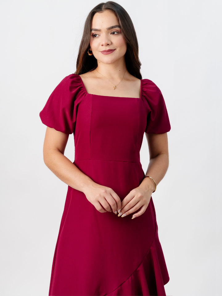 VESTIDO CASUAL LARGO PAOLA VINO