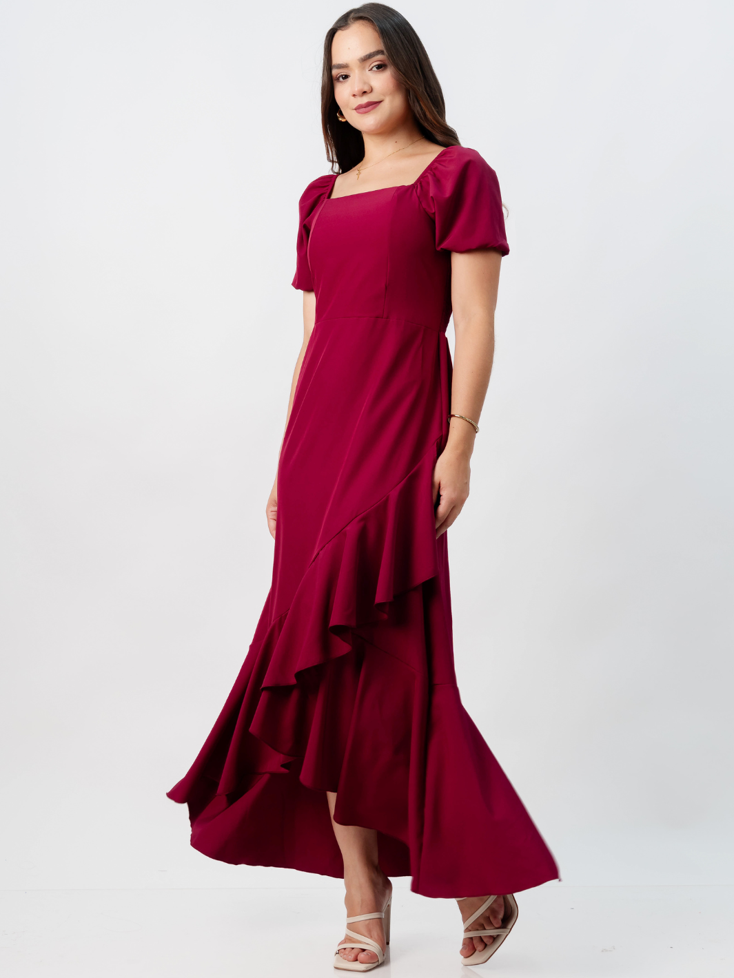 VESTIDO CASUAL LARGO PAOLA VINO