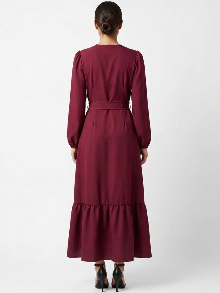 VESTIDO ENVOLVENTE SARA VINO