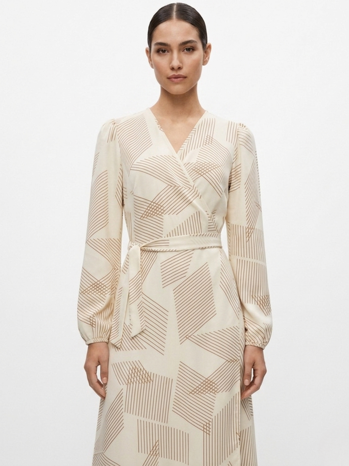 VESTIDO ENVOLVENTE SARA PERLA