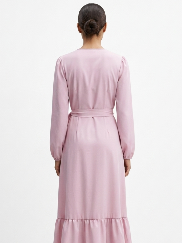 VESTIDO ENVOLVENTE SARA ROSA