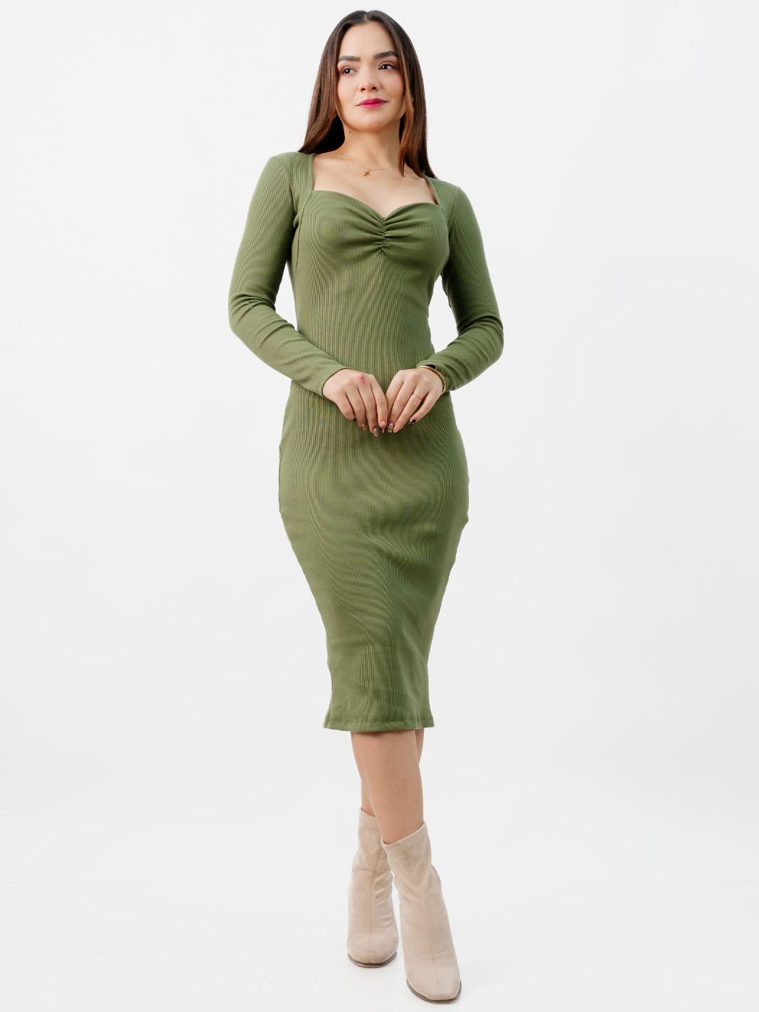 VESTIDO CASUAL EMILIA VERDE