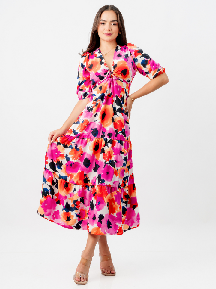 VESTIDO TIZIANA - FUCSIA