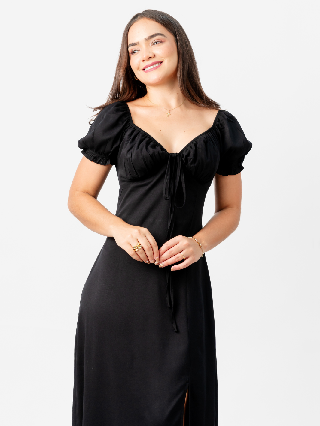 VESTIDO INES - NEGRO