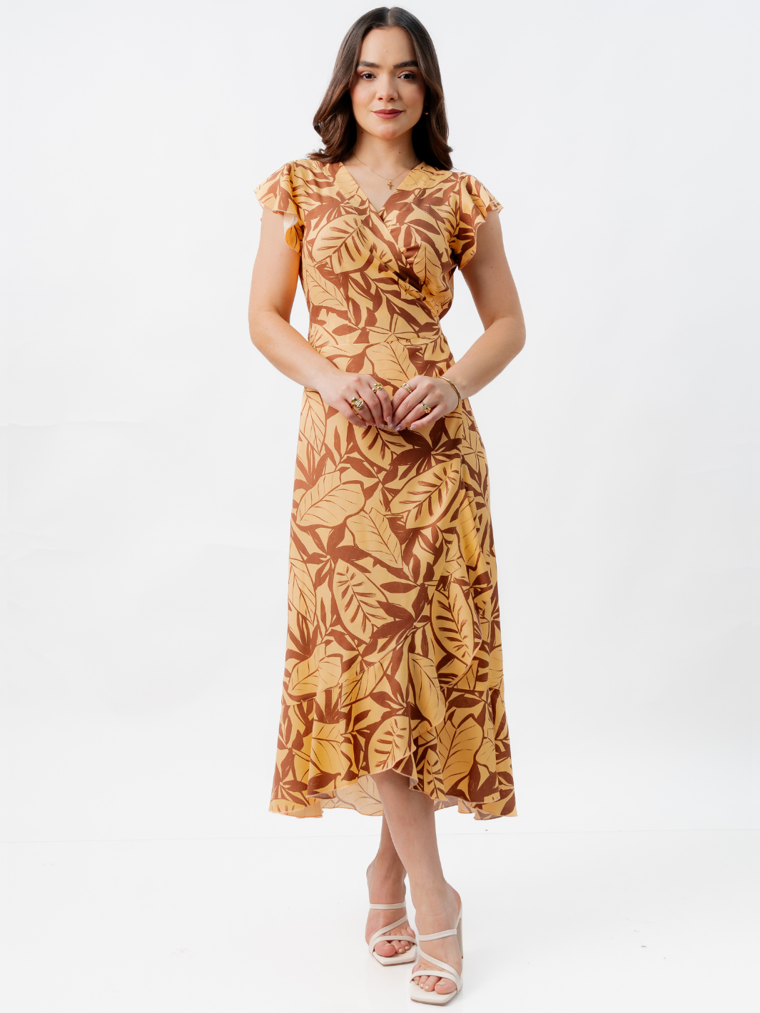 VESTIDO ENVOLVENTE MICAELA LUCUMA