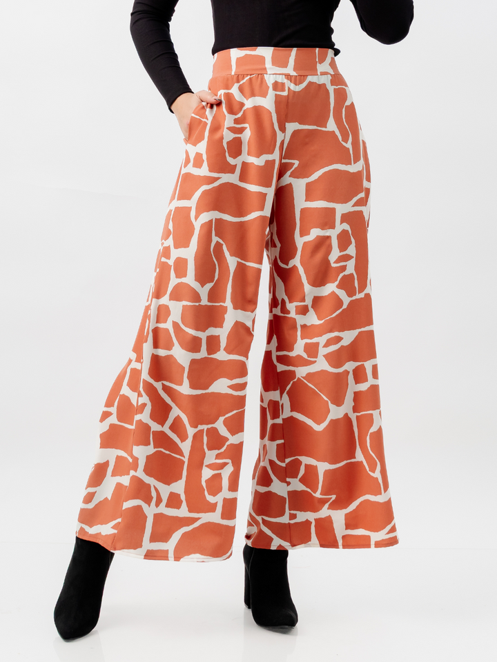 PANTALON PALAZZO DARA DURAZNO