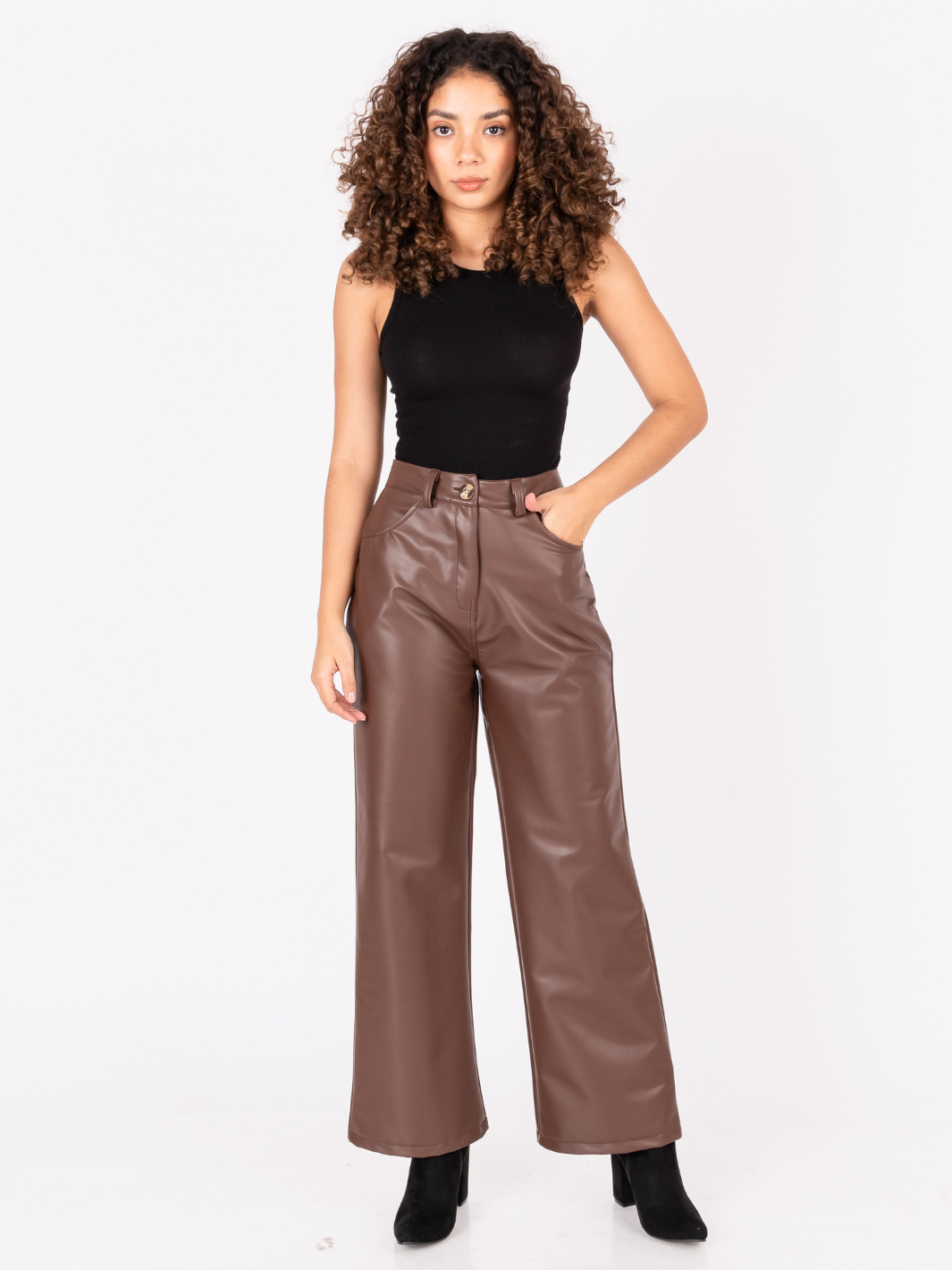 PANTALON SORAYA - MARRON