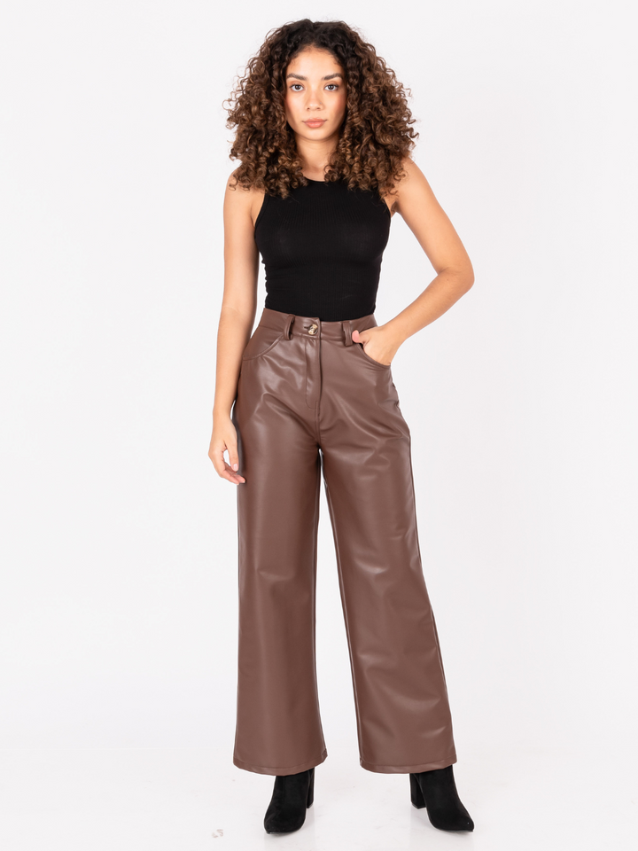 PANTALON SORAYA - MARRON
