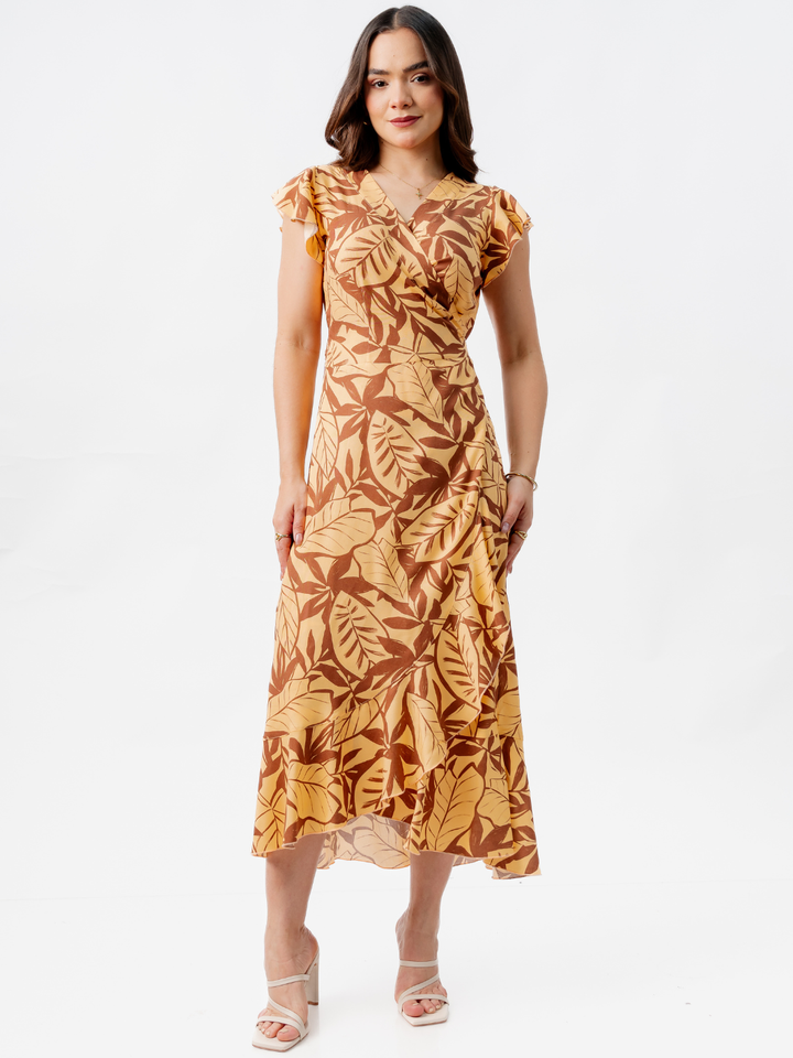 VESTIDO ENVOLVENTE MICAELA LUCUMA