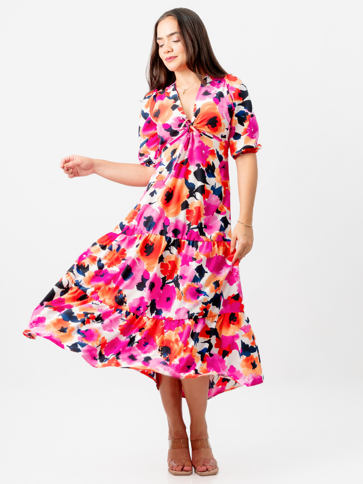 VESTIDO TIZIANA - FUCSIA