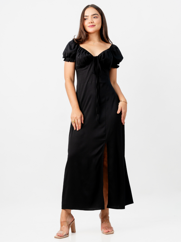 VESTIDO INES - NEGRO