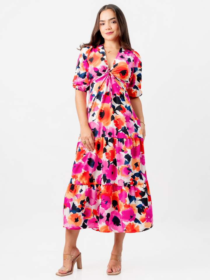 VESTIDO TIZIANA - FUCSIA