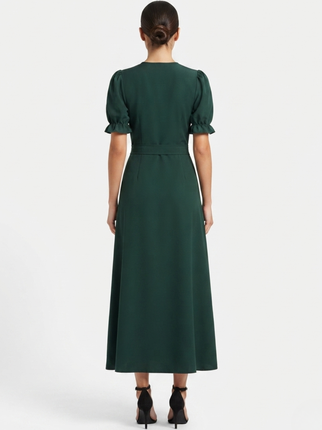 VESTIDO ENVOLVENTE ANI VERDE