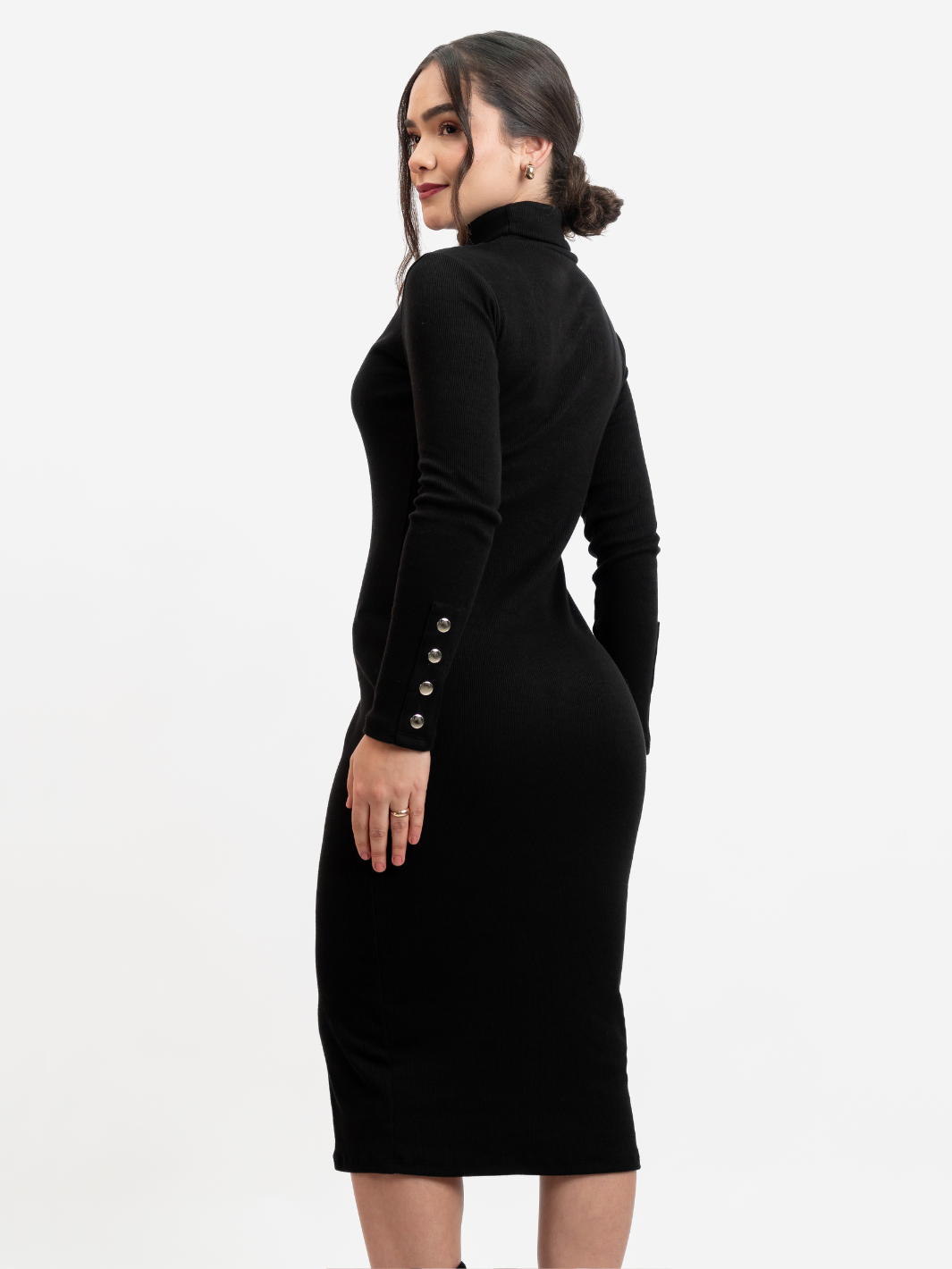 VESTIDO CASUAL XIOMARA NEGRO