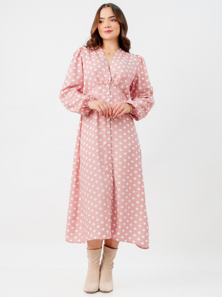 VESTIDO ESMERALDA - PALO ROSA