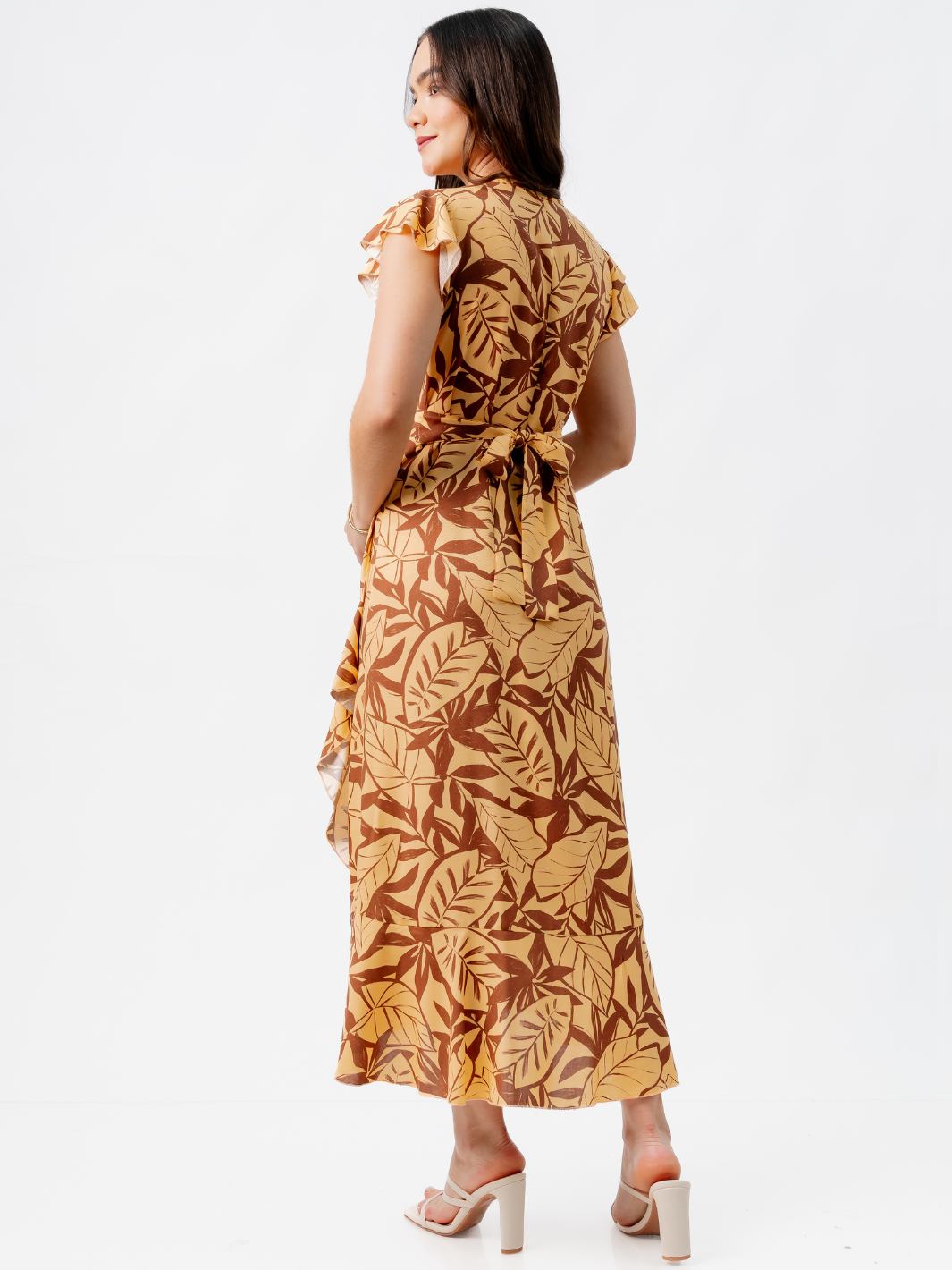 VESTIDO ENVOLVENTE MICAELA LUCUMA