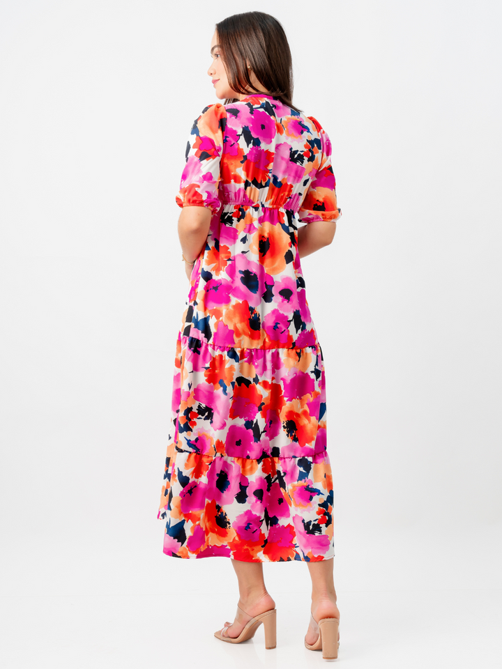 VESTIDO TIZIANA - FUCSIA