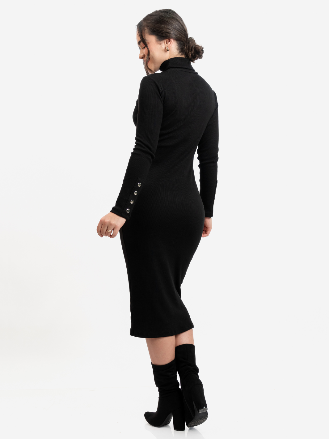 VESTIDO CASUAL XIOMARA NEGRO