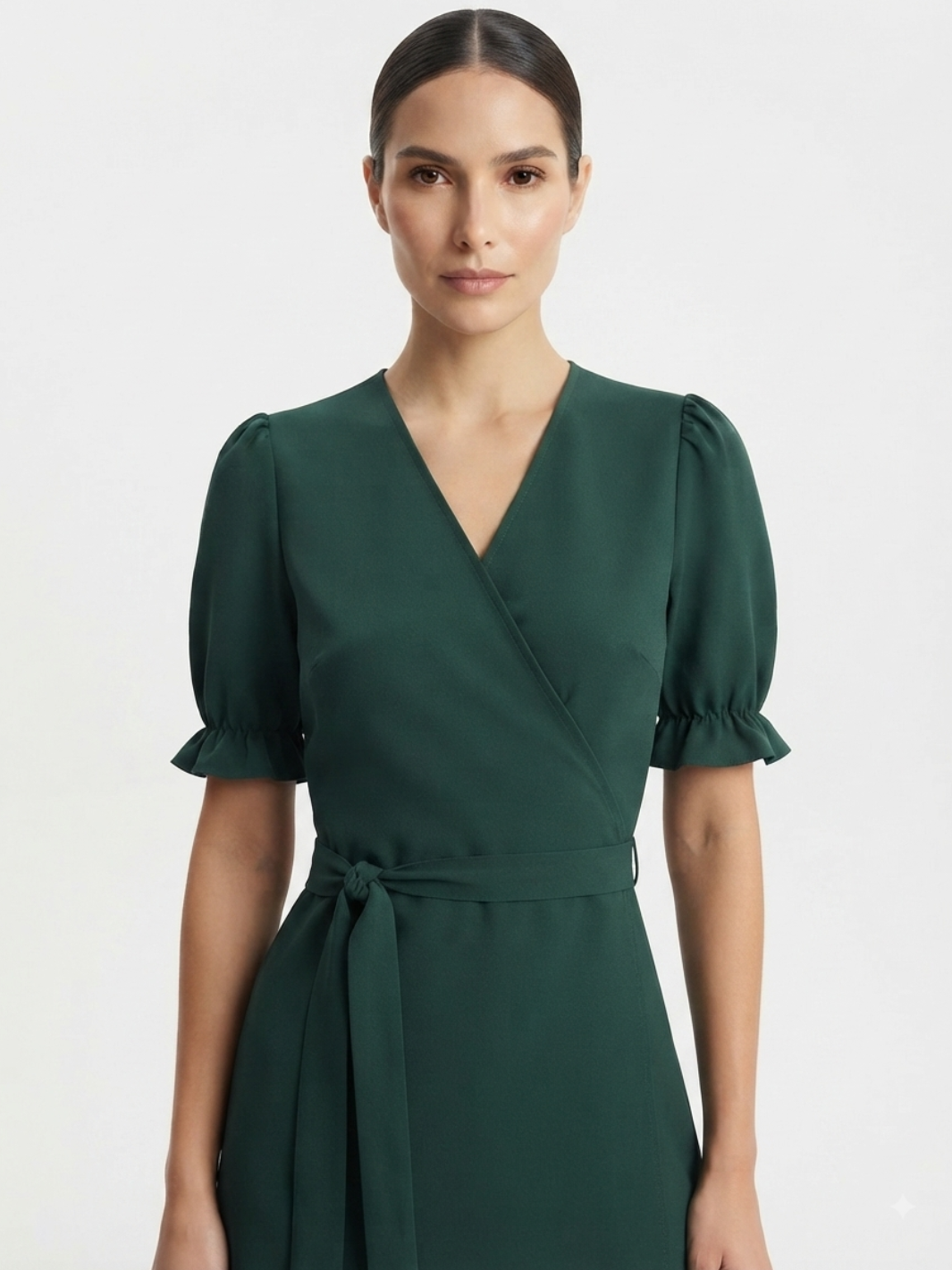 VESTIDO ENVOLVENTE ANI VERDE