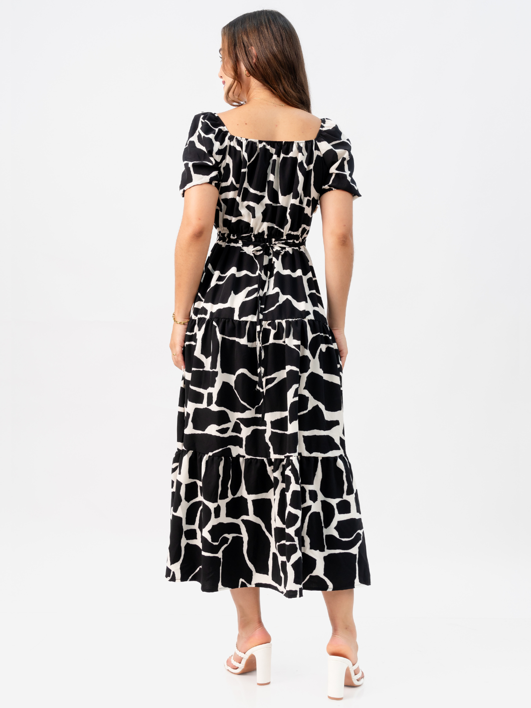VESTIDO TATIANA - NEGRO / PERLA