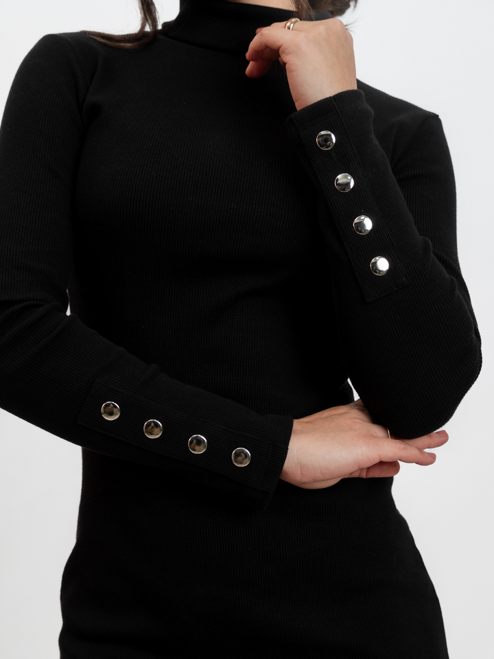 VESTIDO CASUAL XIOMARA NEGRO