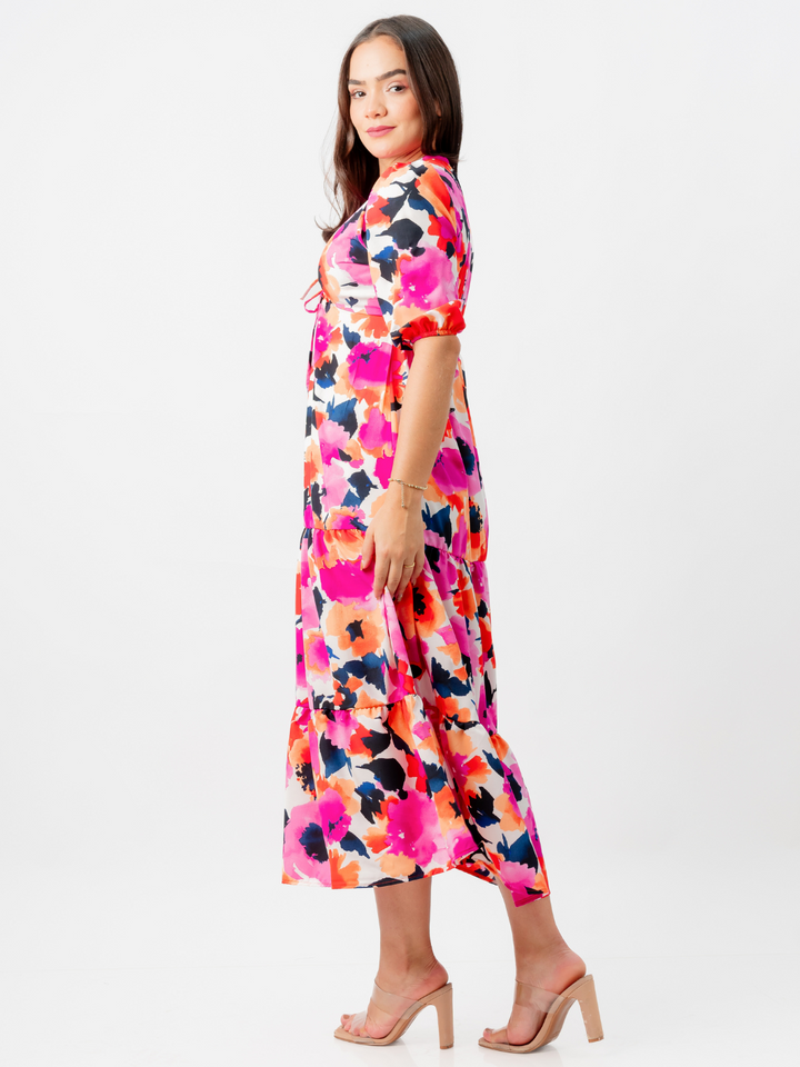 VESTIDO TIZIANA - FUCSIA