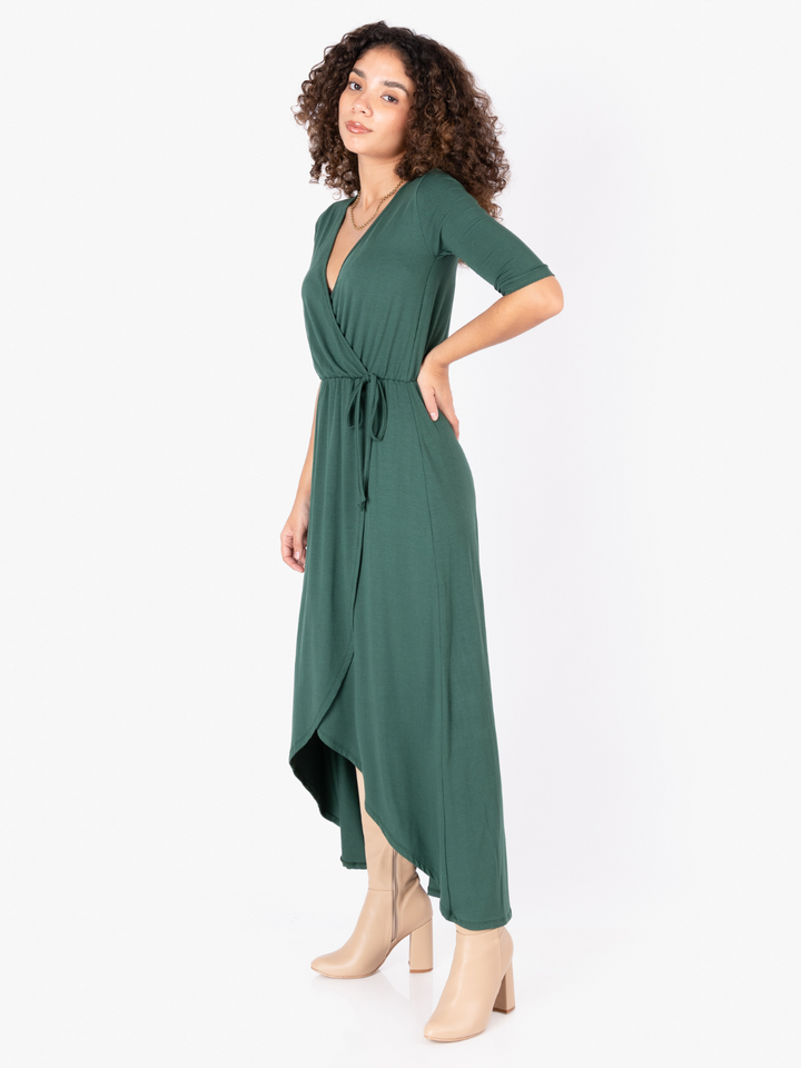 VESTIDO GEMMA - VERDE BOTELLA