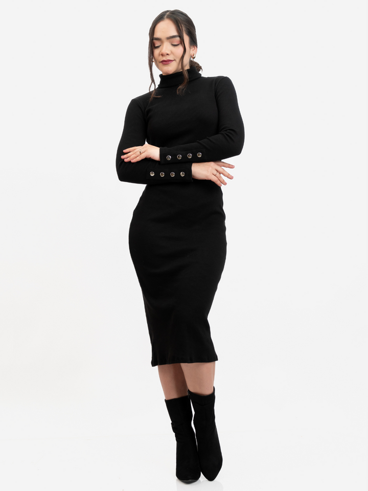 VESTIDO CASUAL XIOMARA NEGRO