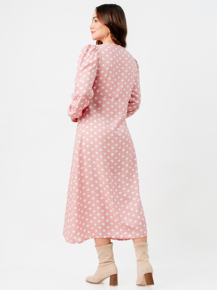 VESTIDO ESMERALDA - PALO ROSA